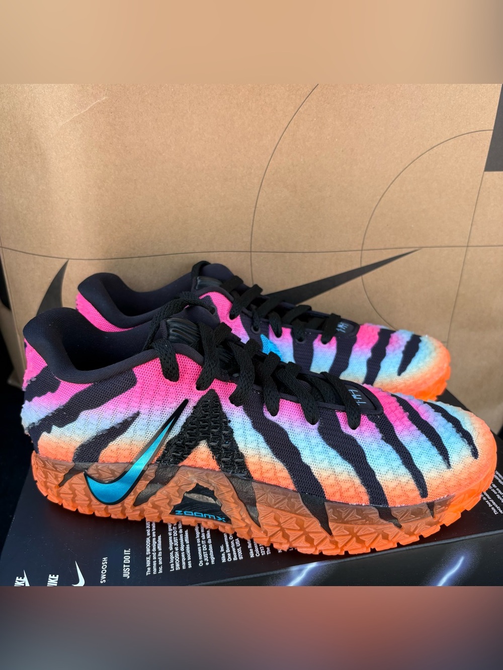 NEW Nike Ja 3 Tri-State “At Dawn” Black Total Orange NBY IQ6705-001